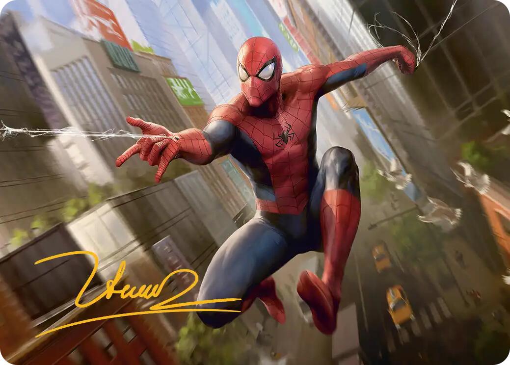 Amazing Spider-Man Art Card (24/54) (Gold-Stamped Signature) [Marvel's Spider-Man Art Series] | Jack's On Queen