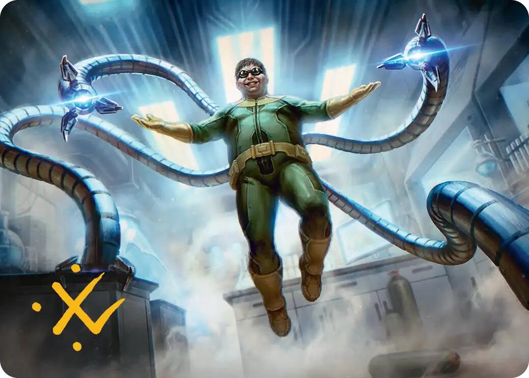 Doctor Octopus, Master Planner Art Card (25/54) (Gold-Stamped Signature) [Marvel's Spider-Man Art Series] | Jack's On Queen