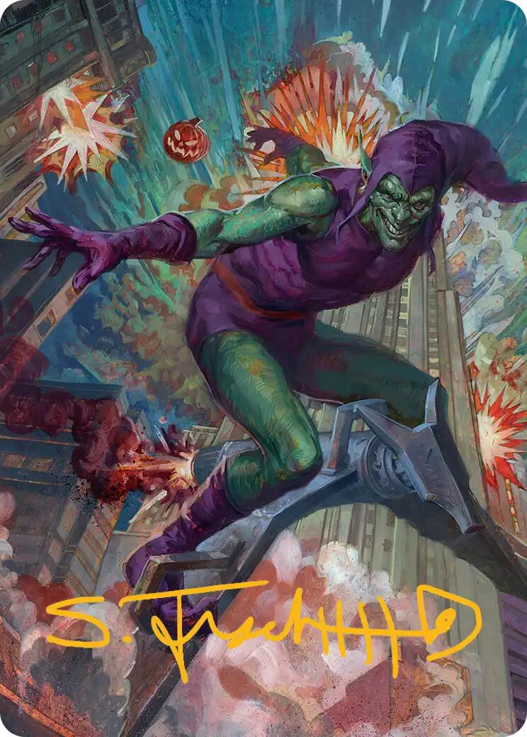 Green Goblin Art Card (26/54) (Gold-Stamped Signature) [Marvel's Spider-Man Art Series] | Jack's On Queen
