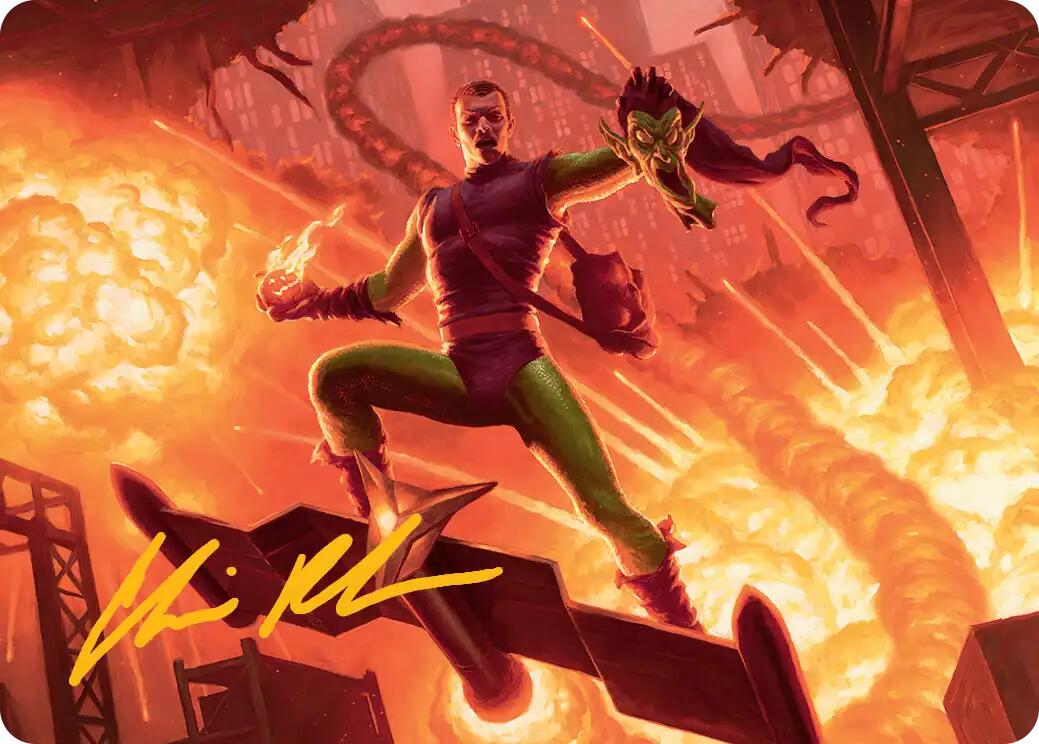 Green Goblin, Revenant Art Card (Gold-Stamped Signature) [Marvel's Spider-Man Art Series] | Jack's On Queen