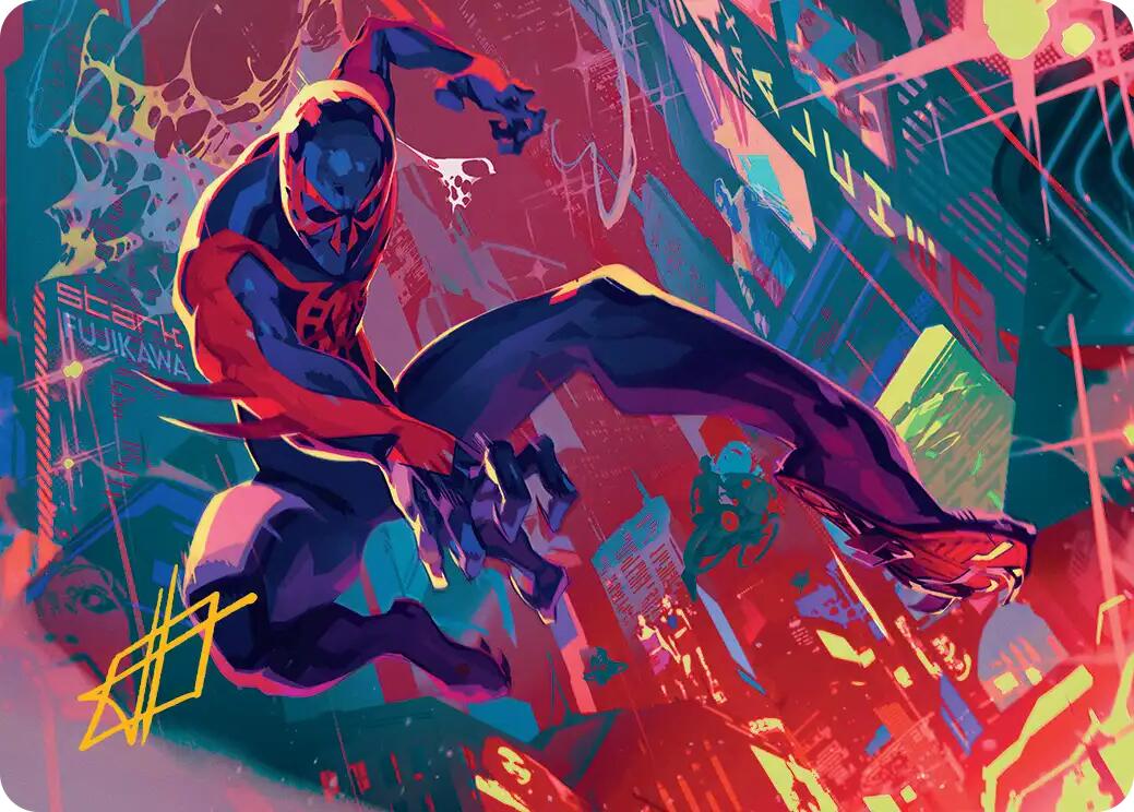 Spider-Man 2099 Art Card (Gold-Stamped Signature) [Marvel's Spider-Man Art Series] | Jack's On Queen