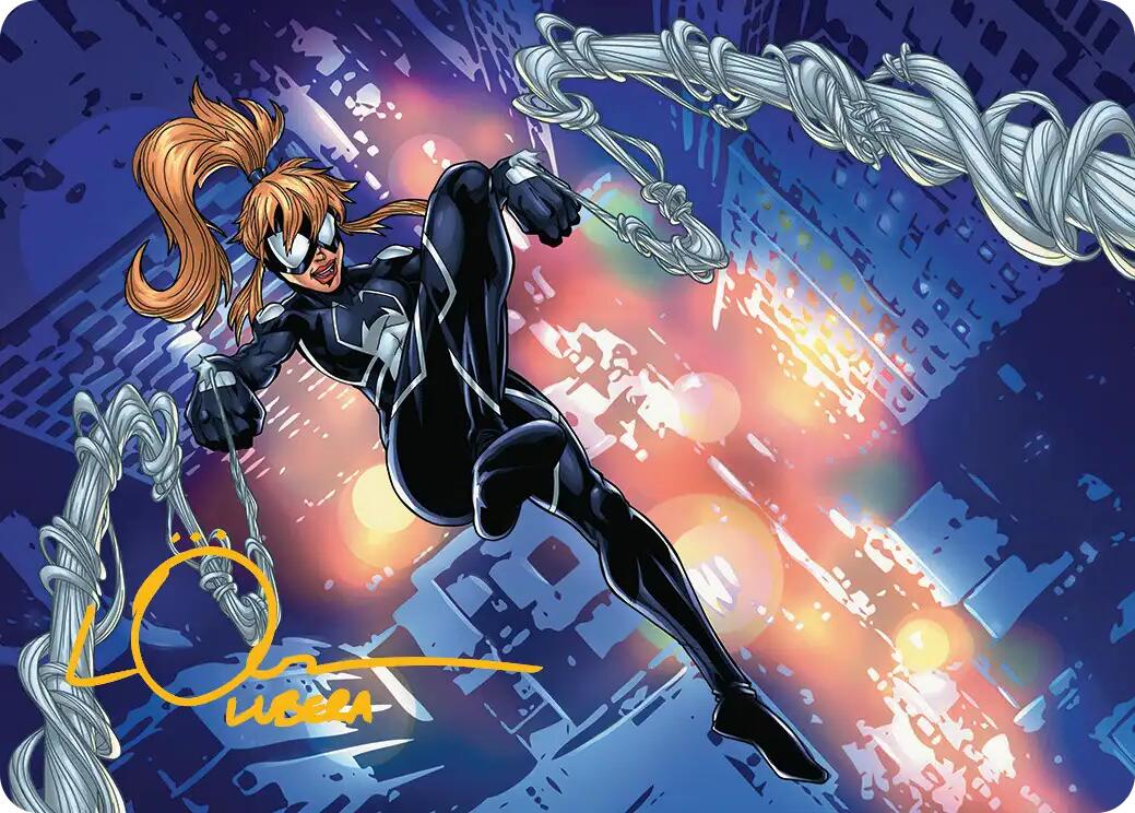 Arana, Heart of the Spider Art Card (Gold-Stamped Signature) [Marvel's Spider-Man Art Series] | Jack's On Queen