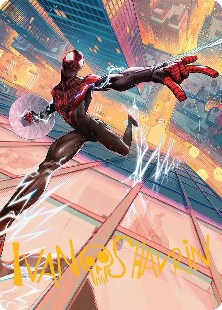 Ultimate Spider-Man Art Card (Gold-Stamped Signature) [Marvel's Spider-Man Art Series] | Jack's On Queen