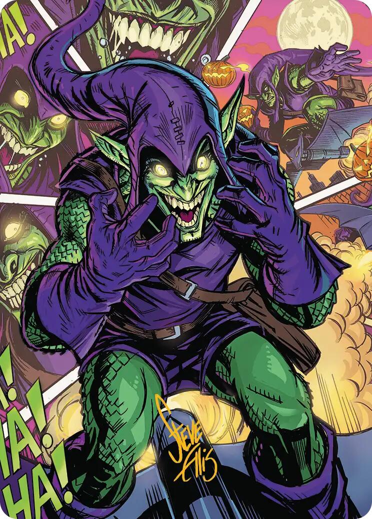 Green Goblin Art Card (49/54) (Gold-Stamped Signature) [Marvel's Spider-Man Art Series] | Jack's On Queen