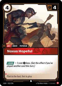 Noxus Hopeful (012/298) [Origins] | Jack's On Queen