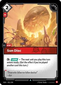 Sun Disc (021/298) [Origins] | Jack's On Queen