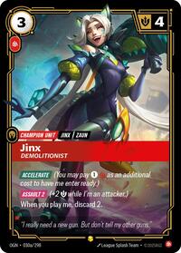 Jinx - Demolitionist (Alternate Art) (030a/298) [Origins] | Jack's On Queen