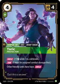 Taric - Protector (074/298) [Origins] | Jack's On Queen