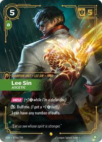 Lee Sin - Ascetic (Alternate Art) (078a/298) [Origins] | Jack's On Queen