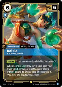 Kai'Sa - Evolutionary (Alternate Art) (112a/298) [Origins] | Jack's On Queen