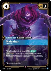 Malzahar - Fanatic (113/298) [Origins] | Jack's On Queen