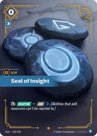 Seal of Insight (120/298) [Origins] | Jack's On Queen