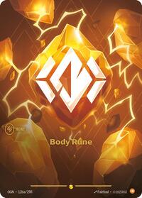 Body Rune (Alternate Art) (126a/298) [Origins] | Jack's On Queen