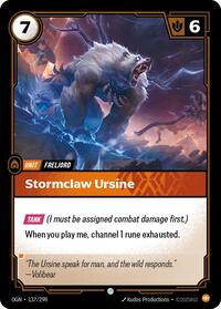 Stormclaw Ursine (137/298) [Origins] | Jack's On Queen