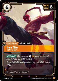 Lee Sin - Centered (151/298) [Origins] | Jack's On Queen