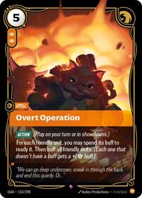 Overt Operation (153/298) [Origins] | Jack's On Queen
