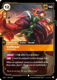 Volibear - Imposing (Alternate Art) (158a/298) [Origins] | Jack's On Queen