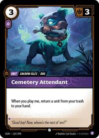Cemetery Attendant (165/298) [Origins] | Jack's On Queen