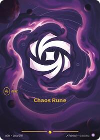 Chaos Rune (Alternate Art) (166a/298) [Origins] | Jack's On Queen