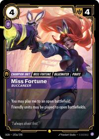 Miss Fortune - Buccaneer (Alternate Art) (193a/298) [Origins] | Jack's On Queen