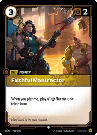 Faithful Manufactor (211/298) [Origins] | Jack's On Queen