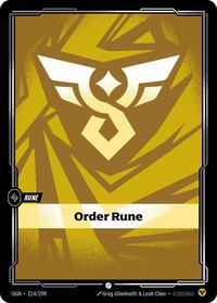 Order Rune (214/298) [Origins] | Jack's On Queen