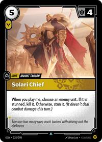 Solari Chief (225/298) [Origins] | Jack's On Queen