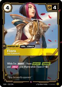 Fiora - Victorious (232/298) [Origins] | Jack's On Queen