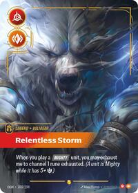 Volibear - Relentless Storm (Overnumbered) (300/298) [Origins] | Jack's On Queen