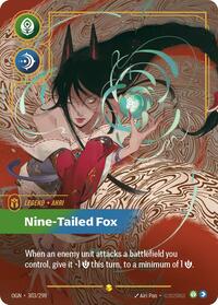 Ahri - Nine-Tailed Fox (Overnumbered) (303/298) [Origins] | Jack's On Queen