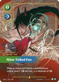 Ahri - Nine-Tailed Fox (Signature) (303*/298) [Origins] | Jack's On Queen