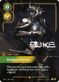 Leona - Radiant Dawn (Signature) (306*/298) [Origins] | Jack's On Queen