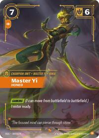 Master Yi - Honed (009/024) [Origins: Proving Grounds] | Jack's On Queen