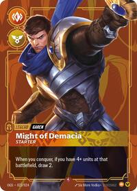 Garen - Might of Demacia (Starter) (023/024) [Origins: Proving Grounds] | Jack's On Queen