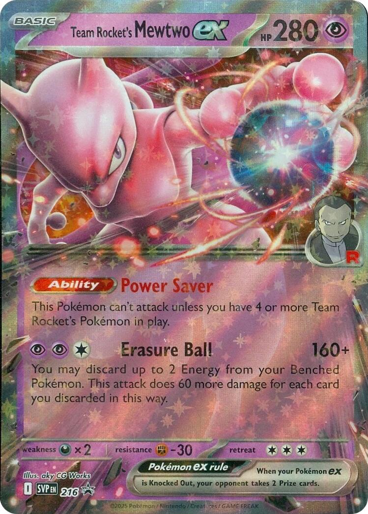 Team Rocket's Mewtwo ex (216) [Scarlet & Violet: Black Star Promos] | Jack's On Queen