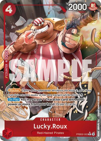 Lucky.Roux (Alternate Art) (PRB02-003) [Premium Booster -The Best- Vol. 2] | Jack's On Queen