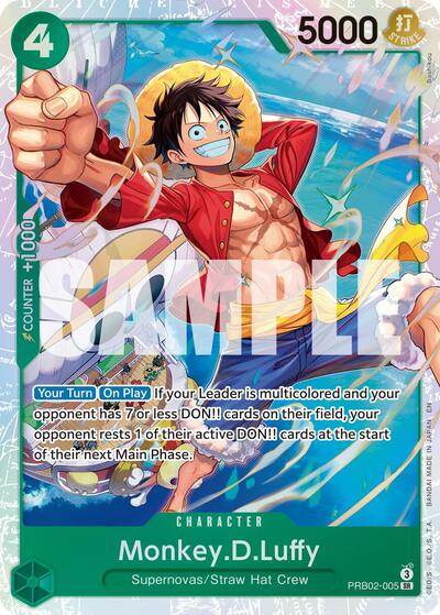 Monkey.D.Luffy - PRB02-005 (PRB02-005) [Premium Booster -The Best- Vol. 2] | Jack's On Queen