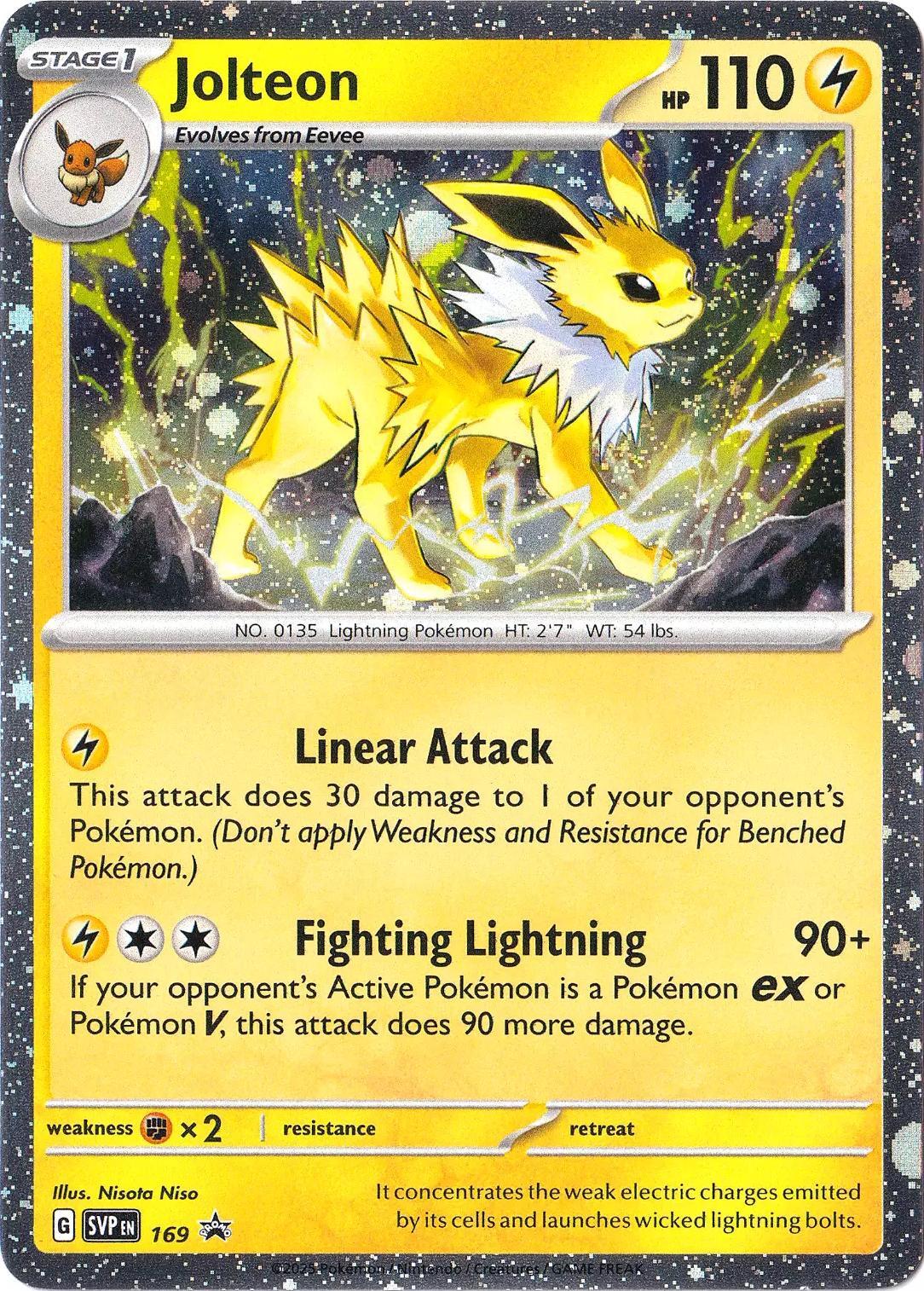 Jolteon (169) (Cosmos Holo) [Scarlet & Violet: Black Star Promos] | Jack's On Queen