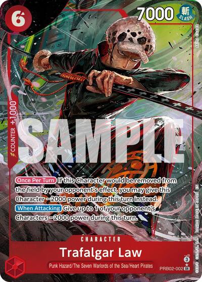 Trafalgar Law - PRB02-002 (Alternate Art) (PRB02-002) [Premium Booster -The Best- Vol. 2] | Jack's On Queen