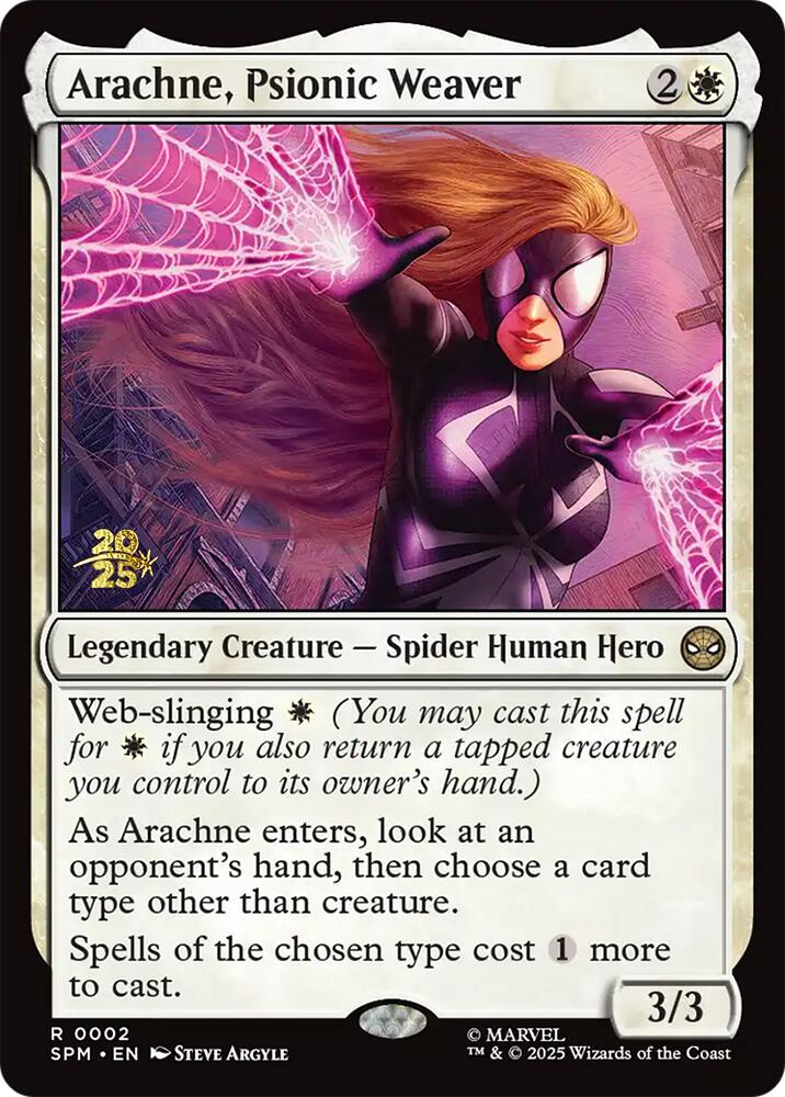 Arachne, Psionic Weaver [Marvel's Spider-Man Prerelease Promos] | Jack's On Queen