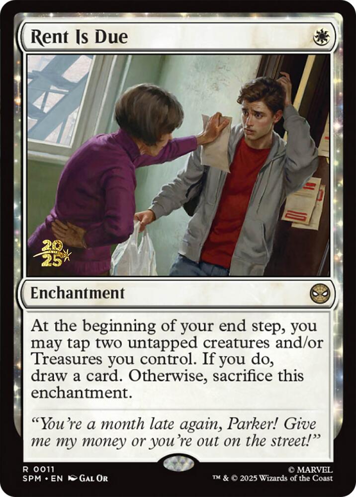 Rent Is Due [Marvel's Spider-Man Prerelease Promos] | Jack's On Queen
