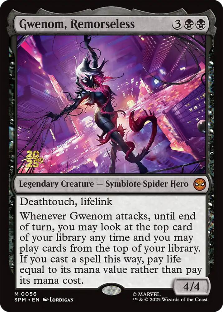 Gwenom, Remorseless [Marvel's Spider-Man Prerelease Promos] | Jack's On Queen