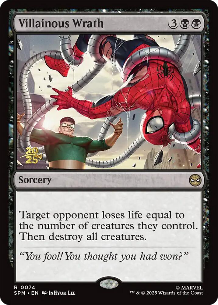 Villainous Wrath [Marvel's Spider-Man Prerelease Promos] | Jack's On Queen