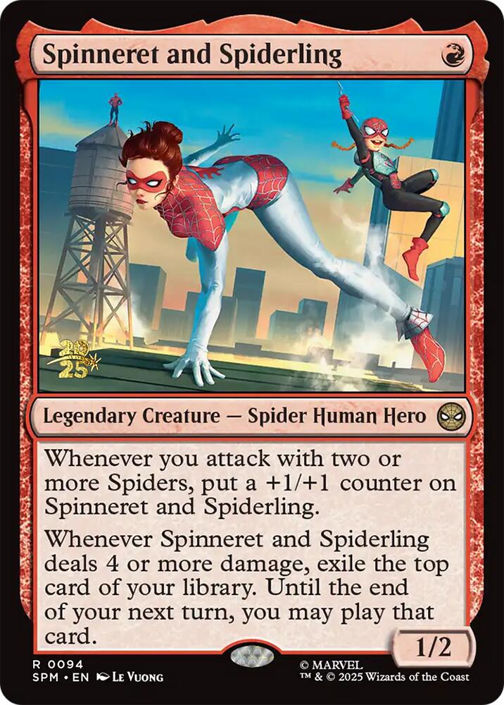 Spinneret and Spiderling [Marvel's Spider-Man Prerelease Promos] | Jack's On Queen