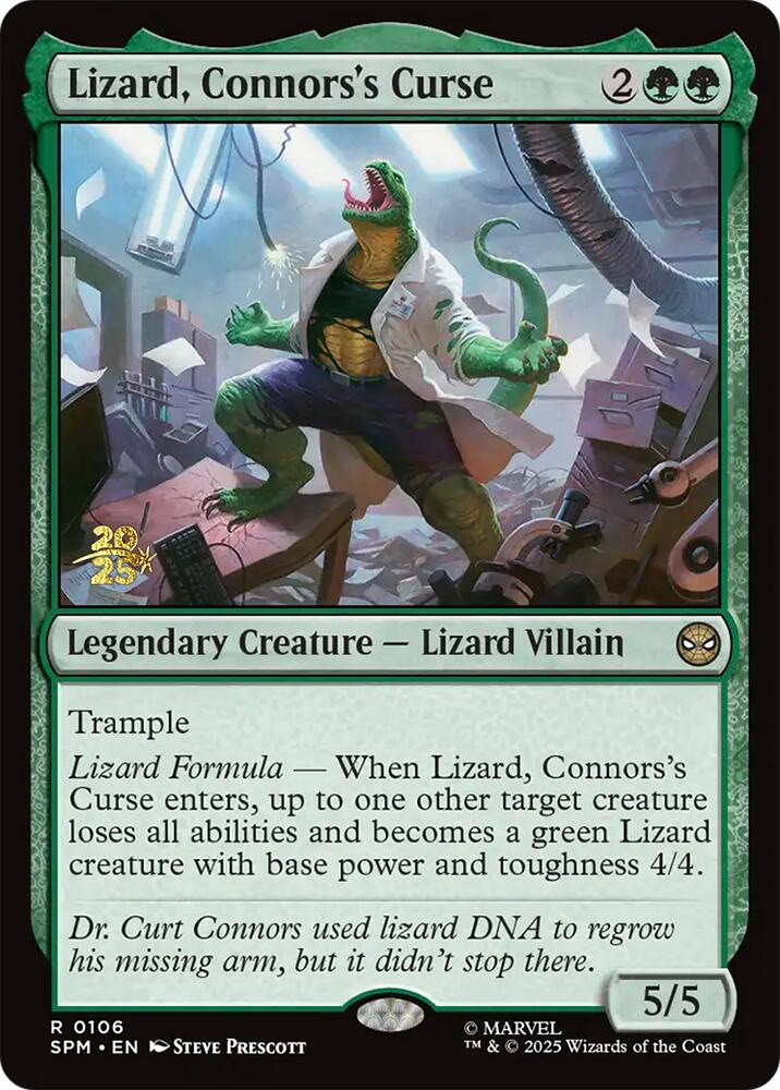 Lizard, Connors's Curse [Marvel's Spider-Man Prerelease Promos] | Jack's On Queen