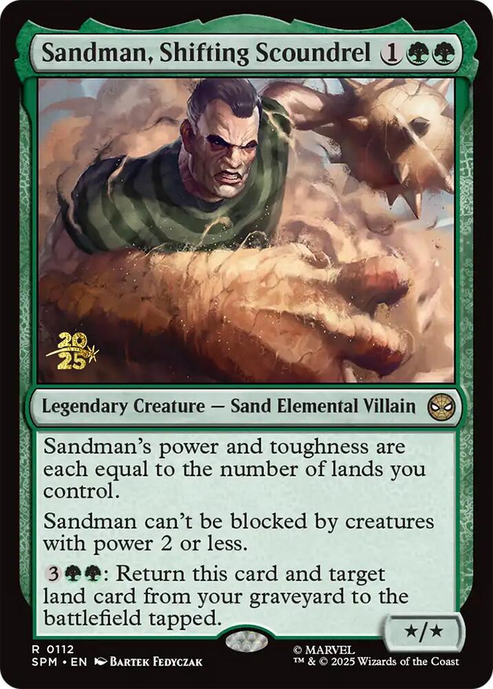 Sandman, Shifting Scoundrel [Marvel's Spider-Man Prerelease Promos] | Jack's On Queen