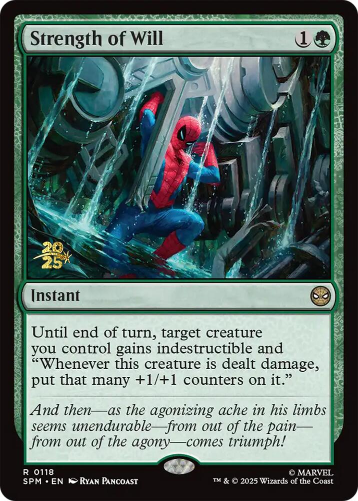 Strength of Will [Marvel's Spider-Man Prerelease Promos] | Jack's On Queen