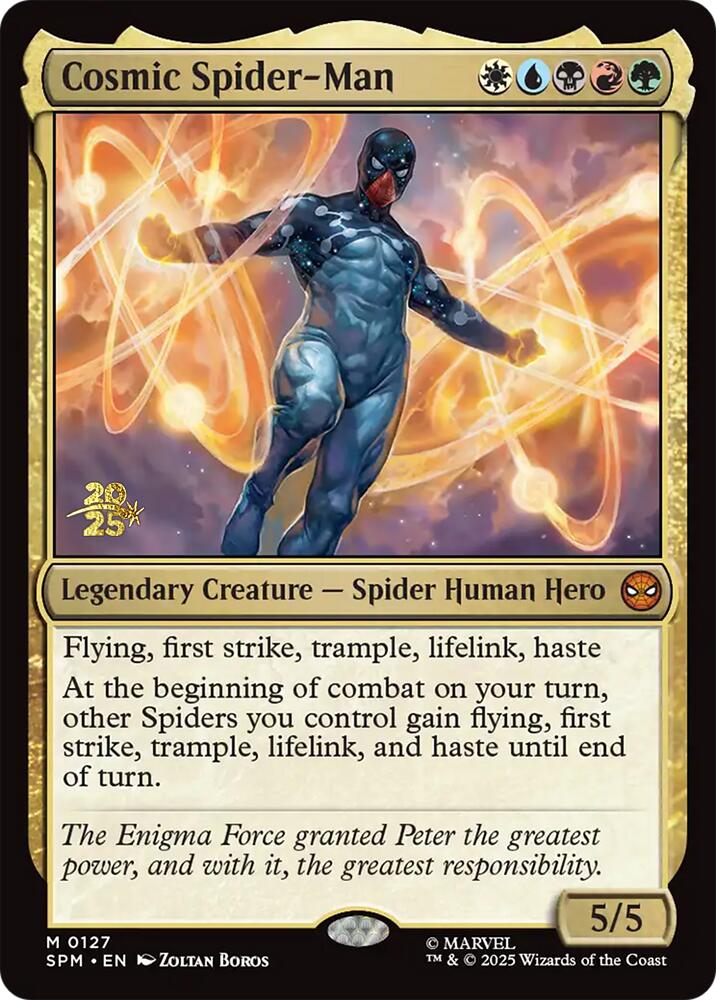 Cosmic Spider-Man [Marvel's Spider-Man Prerelease Promos] | Jack's On Queen