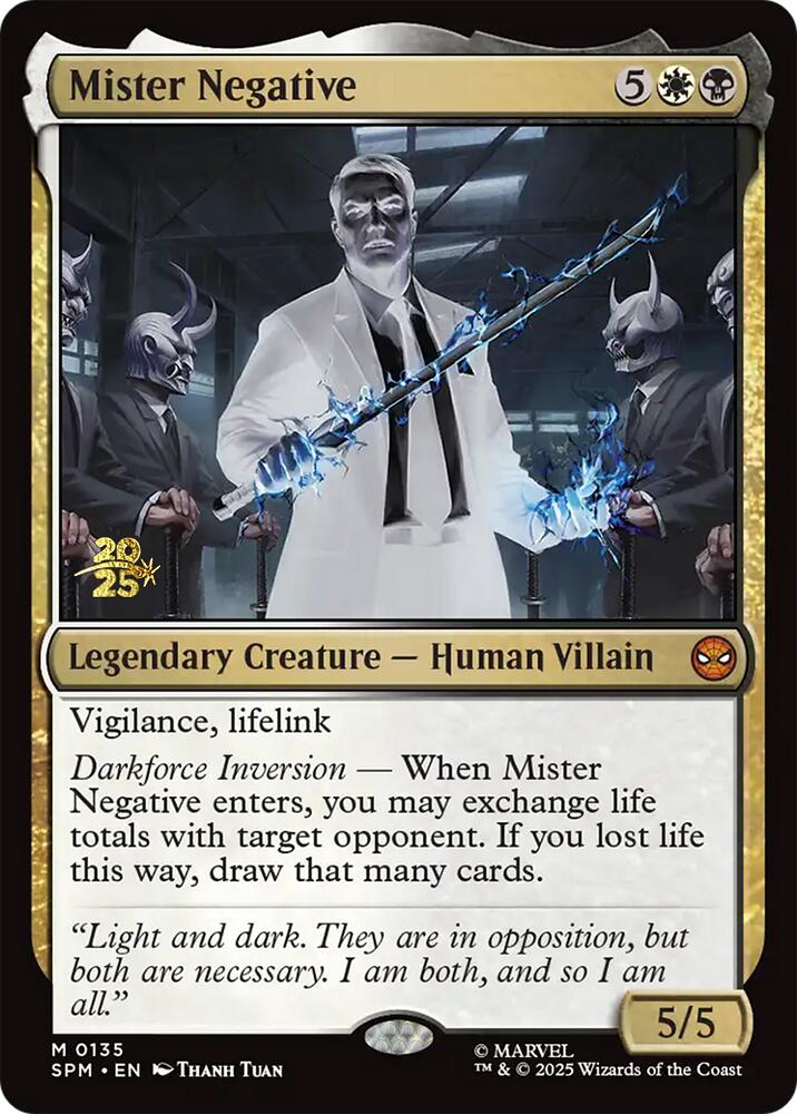 Mister Negative [Marvel's Spider-Man Prerelease Promos] | Jack's On Queen
