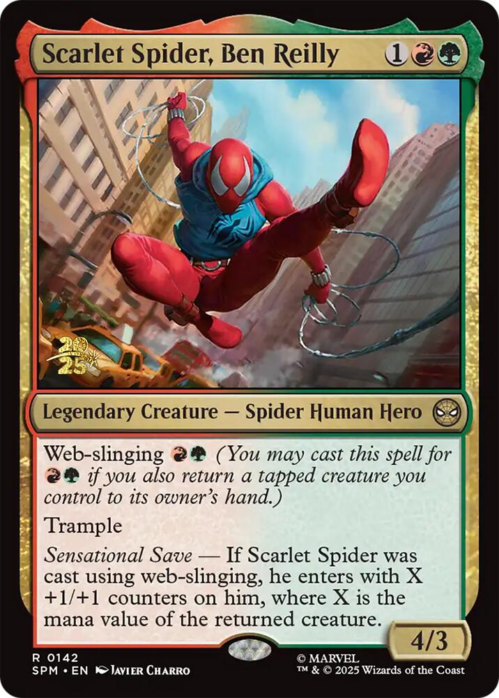 Scarlet Spider, Ben Reilly [Marvel's Spider-Man Prerelease Promos] | Jack's On Queen
